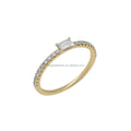 Classic Designed Natural Diamond Gold Rings Real 14K Pure Gold Diamonds Moissanite Finger Ring Fine Jewelry