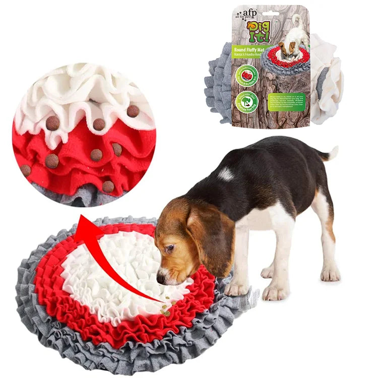K01  Durable Portable Foldable Pet Dog Snuffle Food Training Feeding Smell Puzzle Mat Hot Sales Pets Mats for Dogs Cats