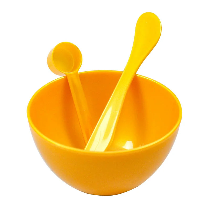 High Quality Plastic Facial Mask Bowl DIY Beauty Salon Skincare Mixing Tool Kit
