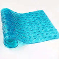 Waterproof Large Pebble PVC Bath Mat Non-Slip Shower and Bathtub Mat with Anti-Slip Scrubber Modern Washable Style