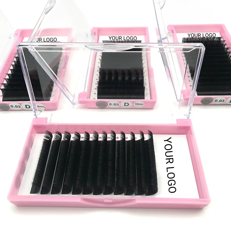 New Arrivals Cashmere Matte Lash Trays Extensions I Curl Lash Extensions Supplies Wholesale Individual Eyelash Extensions