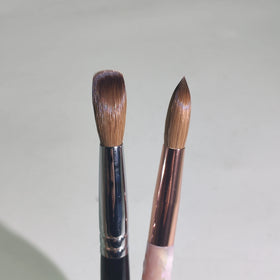 IBelieve NB-08 Professional Nail Brush with Crimped Kolinsky Hair Wood Handle OEM Color Custom Logo Available