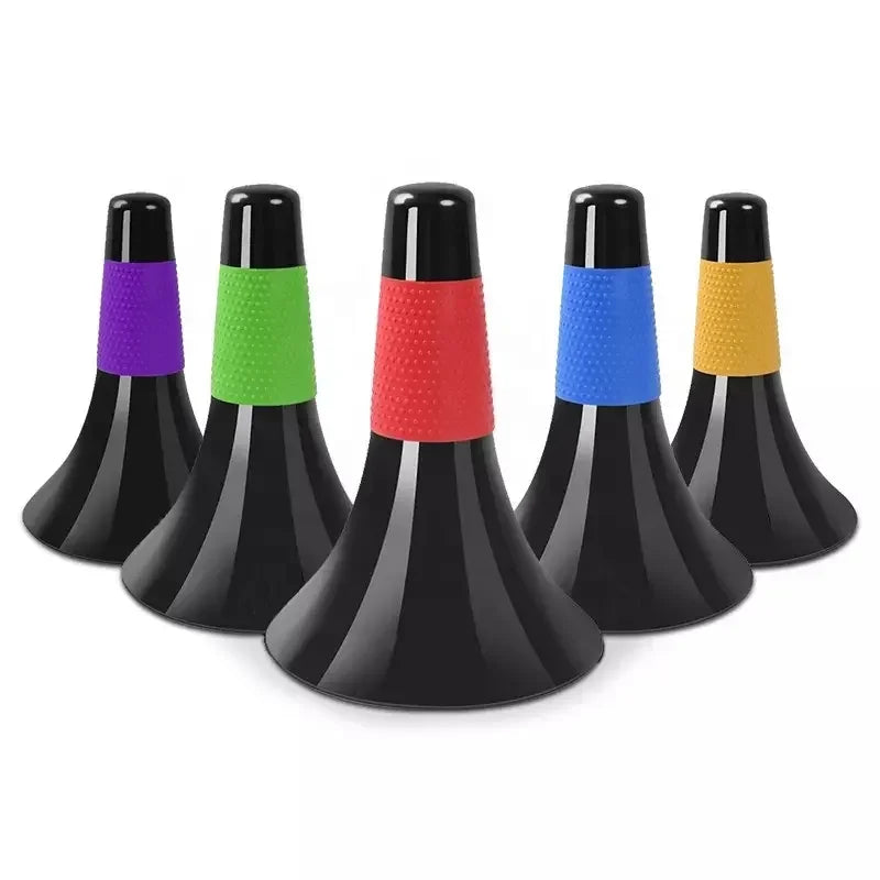 Outdoor Soccer Sports Equipment Football Agility Training Disc Cones Field Marker Kit PE Flexible