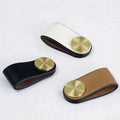 Jason Hardware New Style PU Leather Furniture Cabinet Handle Kitchen Dresser Cabinet Furniture Handle and Knob