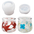 DIY Reusable Jelly Dessert Pudding Cup Resin Mold Cover Jewelry Biscuit Storage Box Moldes De Silicona Para Resina Epoxi