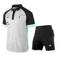 New Arrival  Men's Football Referee Shirt Uniforms Breathable Polo T-Shirt Set  Soccer Referee Uniform
