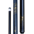 Xmlinco Professional American Pool Cue with Stainless Steel Joint Maple Shaft 147cm Length Black Sticker Spray