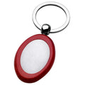 Customized logo Round Rectangle Key Fob Engraving Blanks Key Holder for Gift Wood Keychain