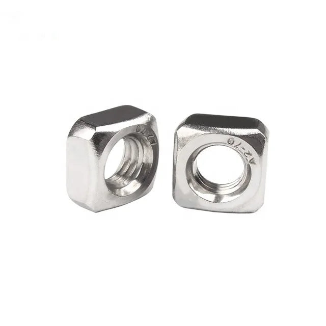 A2 Stainless Steel M2.5 Square Nut DIN 557 ASME B18.2.2 Factory Direct