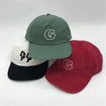 5 Panel Different Tone Unstructured Dad Hats Cotton Little Curve Brim Hats  Unstructured Dad Hats