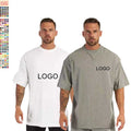 Mens Blank Cotton Tshirt  Thick Oversized Drop Shoulder Design T-shirt Custom Quality Printing t Shirts Thick Oversized t Shirt