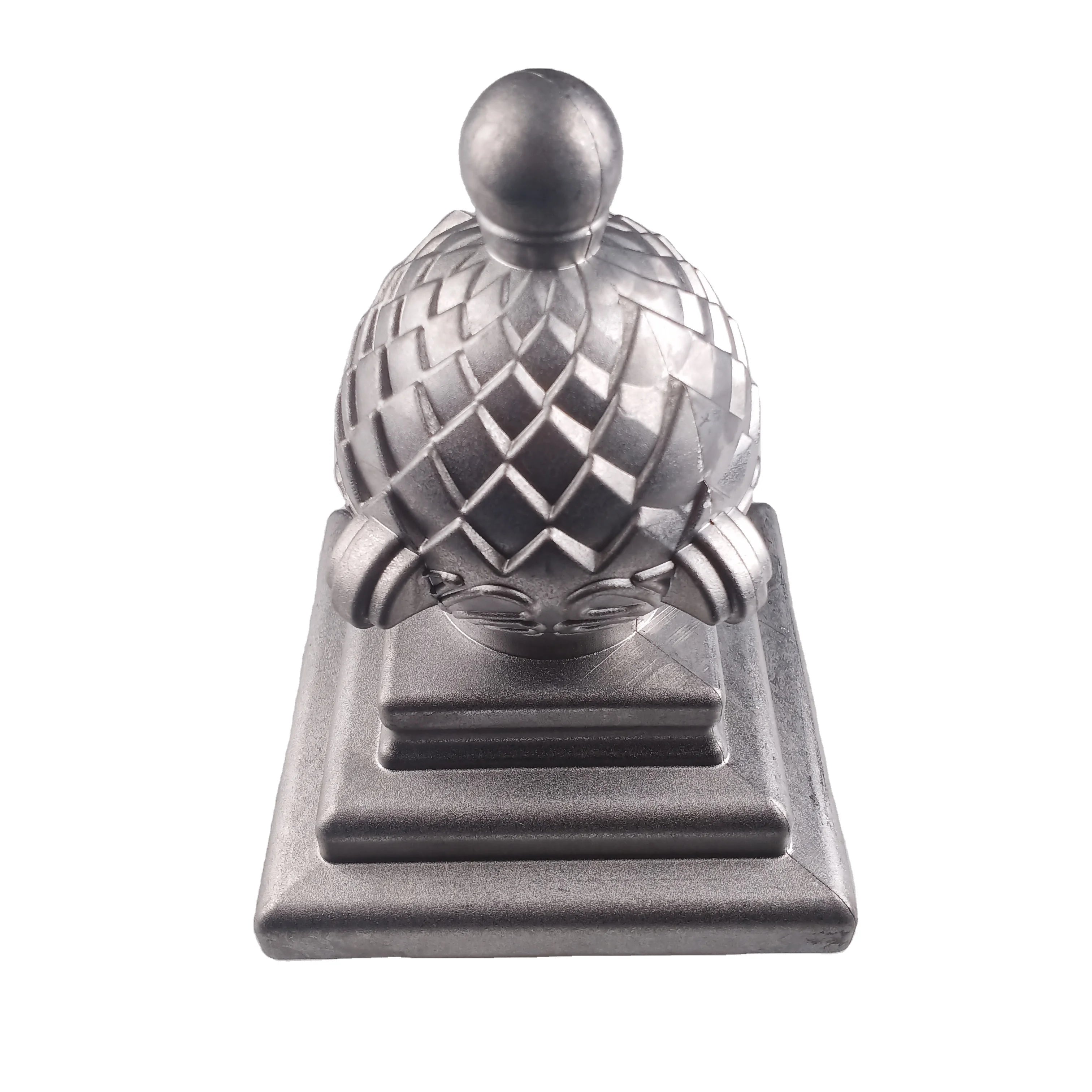 Quality Classic Aluminum Fence Post Cap 100x100 or 4x4 Inch Ornamental Die Cast with 3D Modeling for Fencing Trellis & Gates