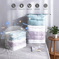 Wholesale Plastic Vacuum Compression Storage Bag Set Space Bag Vacuum for Clothes Mattress Quilt Closet Organizers(6pcs/SET)