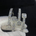 Direct Mail Bracelet Luxury T Cubic Zirconia Men's Bracelet Iced Out CZ Diamond Baguette Adjustable Bracelet