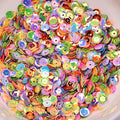 Plastic/Resin Round Sequins Dress One Hole Garment Accessories 6mm Eco-Friendly OPP Bag High Quality Loose Picture 50g/Bag 0.5kg