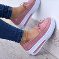 2026 New Cross-border Casual Loafers Slip-on Shoes Low Top Thick Sole