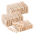 Custom Natural Wooden Clips Clothes Pegs Mini Clothespins with Spring for Hanging Clothes and Wall Hanging Modern Design DIY
