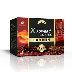 Winstown Men X Power Organic Coffee Powder Natural Men Power Herbal Instant Solid Drinks Maca Healthy Male Energy Instant Coffee