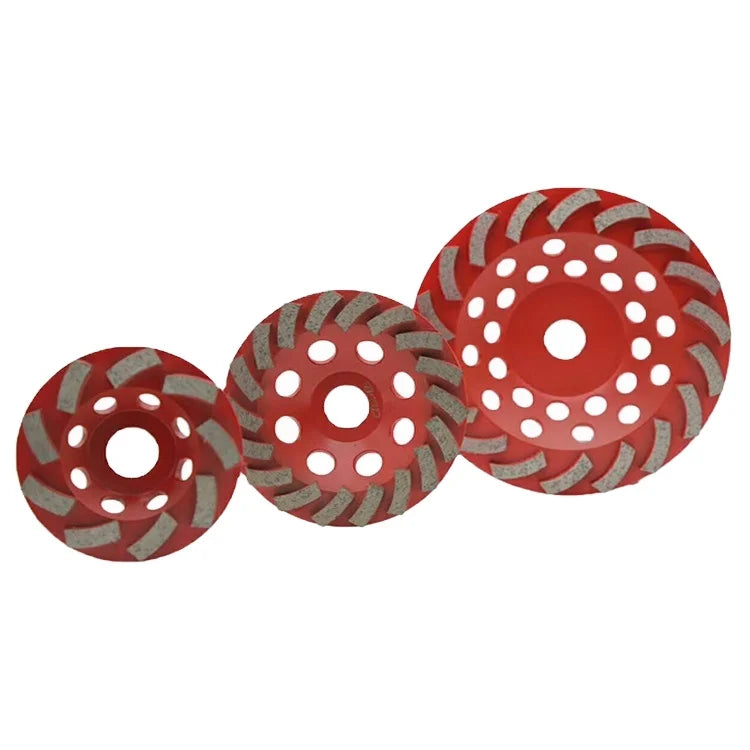 4 Inch Turbo Diamond Cup Grinding Wheel for Concrete Floor Diamond Tools