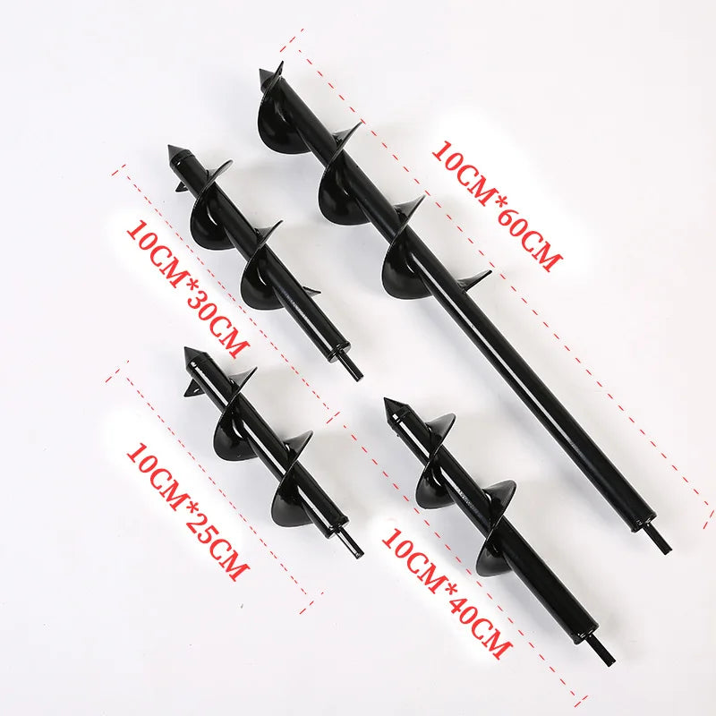Spiral Garden Earth Digging Hole Soil Auger Drill Bits for Planting Flower Bulbs Vegetables Potted Fruit Compost Transplant
