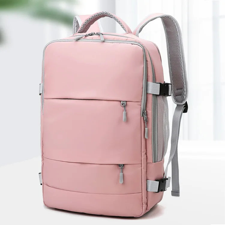 Unisex 2024 Simple Duffle Backpack Oxford Material Zipper for Hiking Leisure Sports Fitness Weekend Short Distance Travel