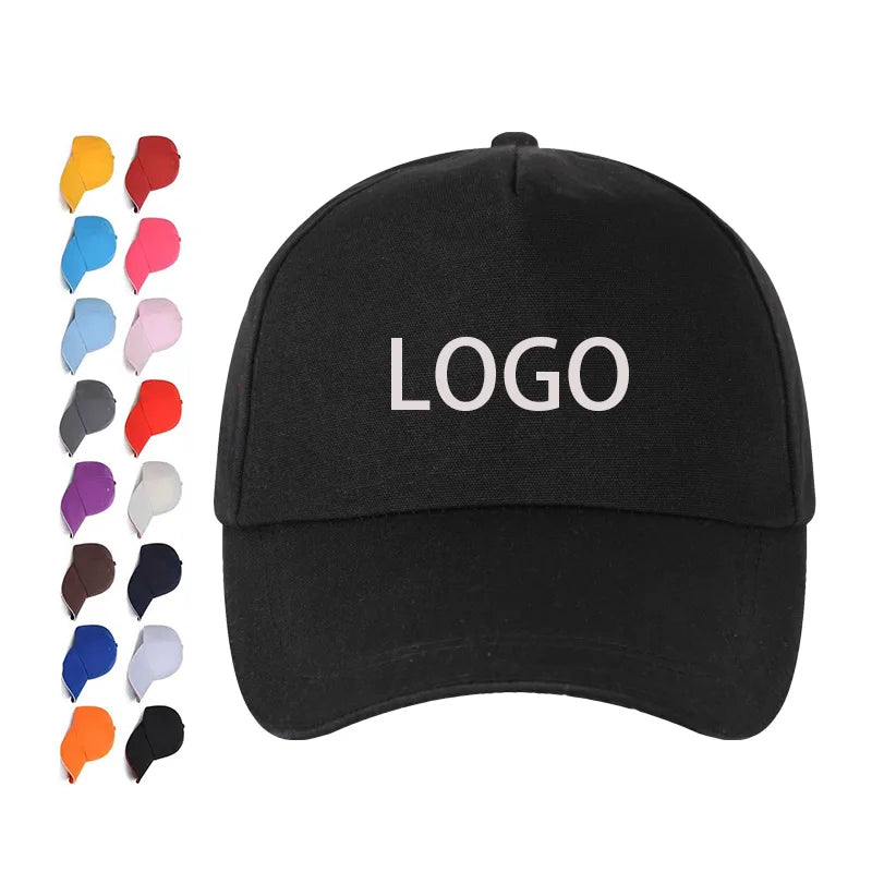Baseball Cap Custom Fashion 5-Panel 100% Cotton Broadcloth Fabric Left Panel Embroidered Logo Unisex Adults Sports Casual