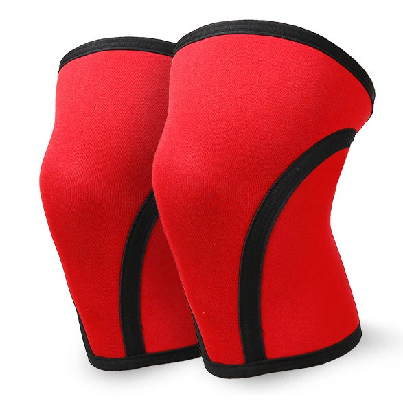 Wholesale Custom Gym Sports Weightlifting Neoprene Knee Pads Compression Sleeves 7mm Knee Support Brace