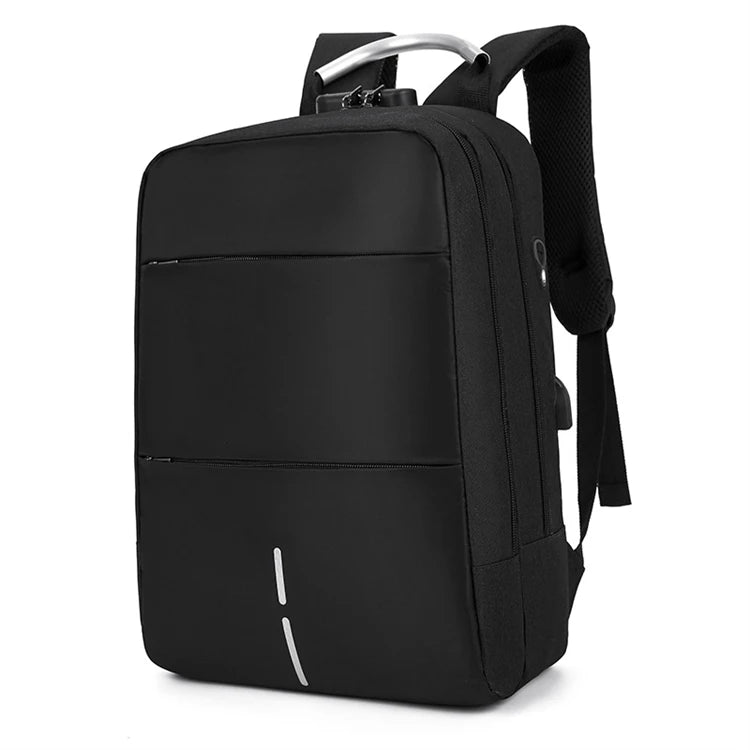 Odm Fashion Outdoor Mens Design Small Quilted Black Usb Smell Proof Backpack With Lock