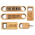 Customizable Logo Wooden Flat Board Speed Bottle Opener Home Beer Opener with Wood Bottle Opener Cover