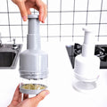 Multi Function Manual Onion Chopper Garlic Crusher Pressing Food Cutter Vegetable Slicer Peeler Mincer Kitchen Tools Durable New