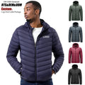 Winter Men's Jacket Italian Zip up Hooded Puffer Coat Men's Padded Down Plus Size for Travel Outdoor Puffer Jacket Men Custom