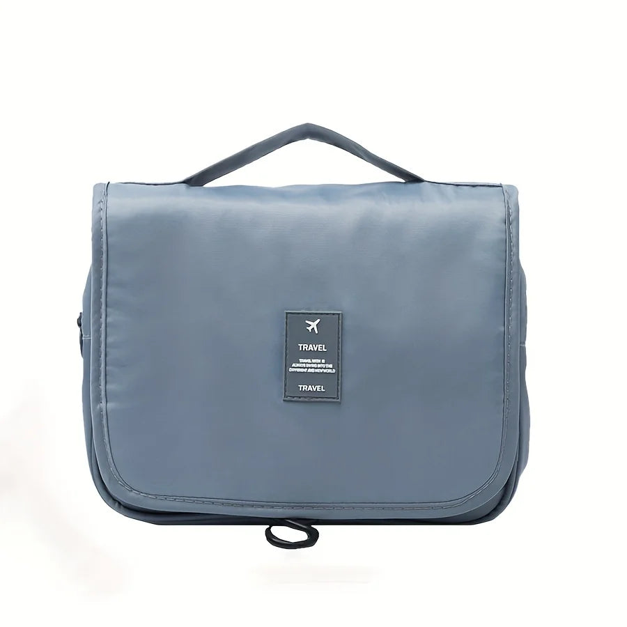 Travel Waterproof Hook Wash Bag Multifunctional Folding Hanging Storage Bag Oxford Cloth Candy PVC Makeup Bag Opp Zipper