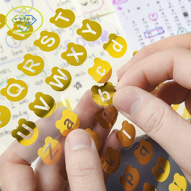 Wholesale Eco-friendly PVC/PET Waterproof Custom Stickers with Strong Adhesive for Daily/Weekly/Monthly Planner Sheets