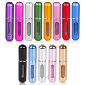 Custom Logo 5ML Perfume Bottle Mini Metal Sprayer Refillable Aluminum Perfume Atomizer Travel Bottle