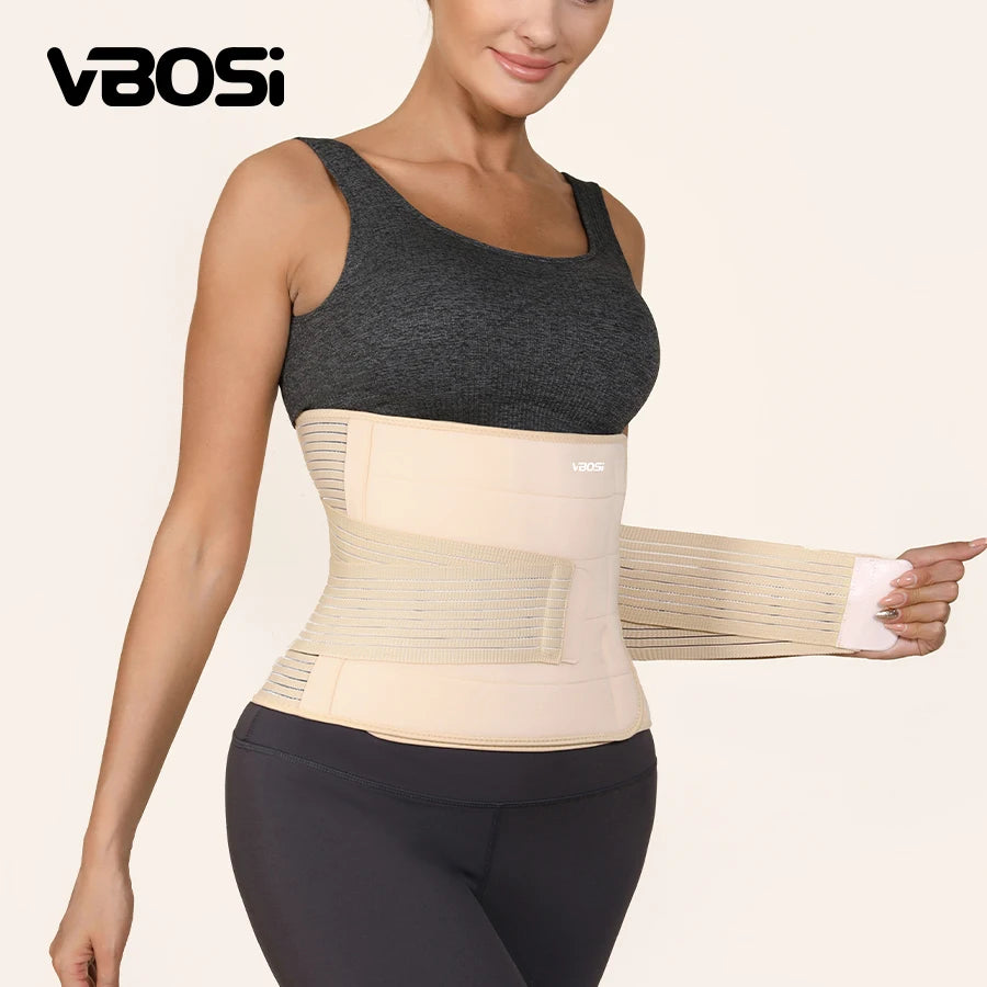 VBOSi 7252 Breathable Lumbar Support Belt for Gym Weightlifting Dual Elastic Straps for Back Pain Relief Bodybuilding Exercise