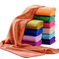 Solid Color Plain Microfiber Beauty Hair Salon Towel 35*75CM High Absorbent Eco-Friendly Home Hand Dry Knitted Technics