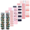 Huizi New Design Nail Wraps Jamberry Glitter Nail Polish Art Wraps