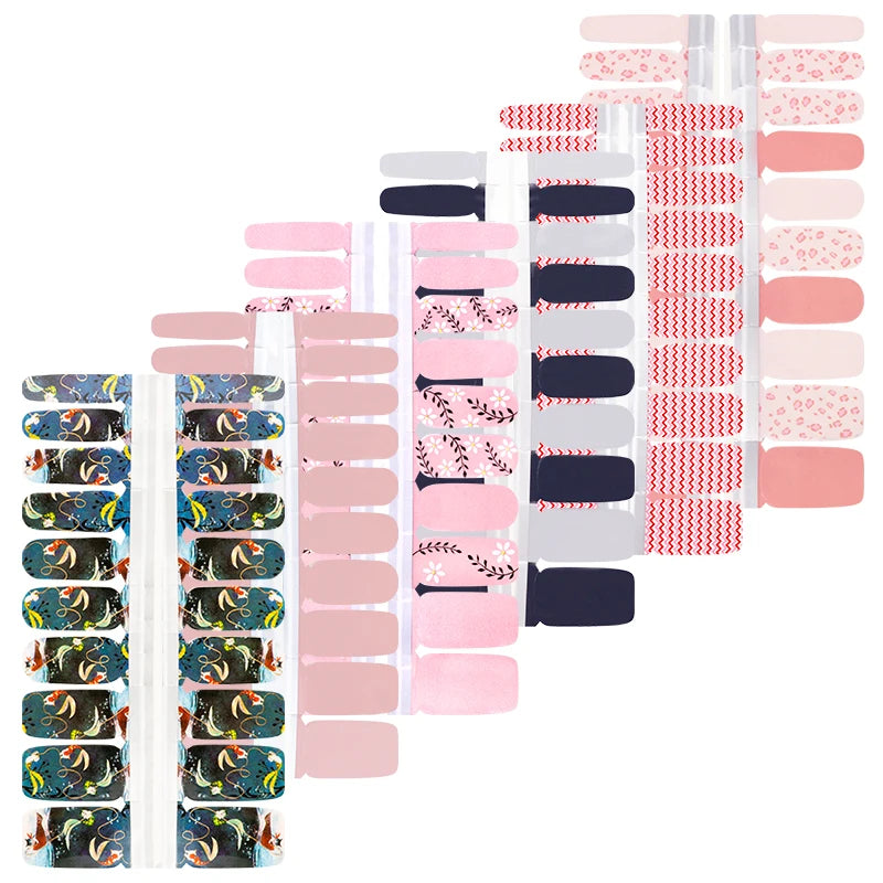 Huizi New Design Nail Wraps Jamberry Glitter Nail Polish Art Wraps
