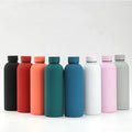 Portable Vacuum Cup with Bamboo Lid Stainless Steel Water Bottle