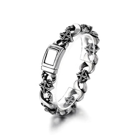 KALEN 220mm Gothic Elements Punk Stainless Steel Links Bracelet