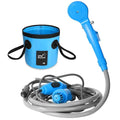 Camping Shower 12V Electric Outdoor Shower Folding Bucket Kit for Travel Car Washing Camping Hiking Flowering Plants   Watering