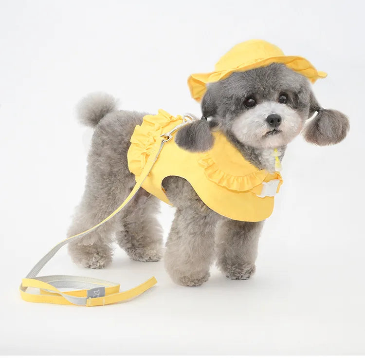 New Pet Leash Harness Clothes Chest Back Vest for Dogs and Cats Pet Clothing for Dogs and Cats