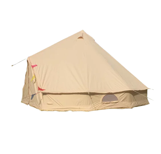 Outdoor Camping Tent Backpacking Waterproof Automatic Pop-Up Bell Tent 5m Single Layer with Zipper Door