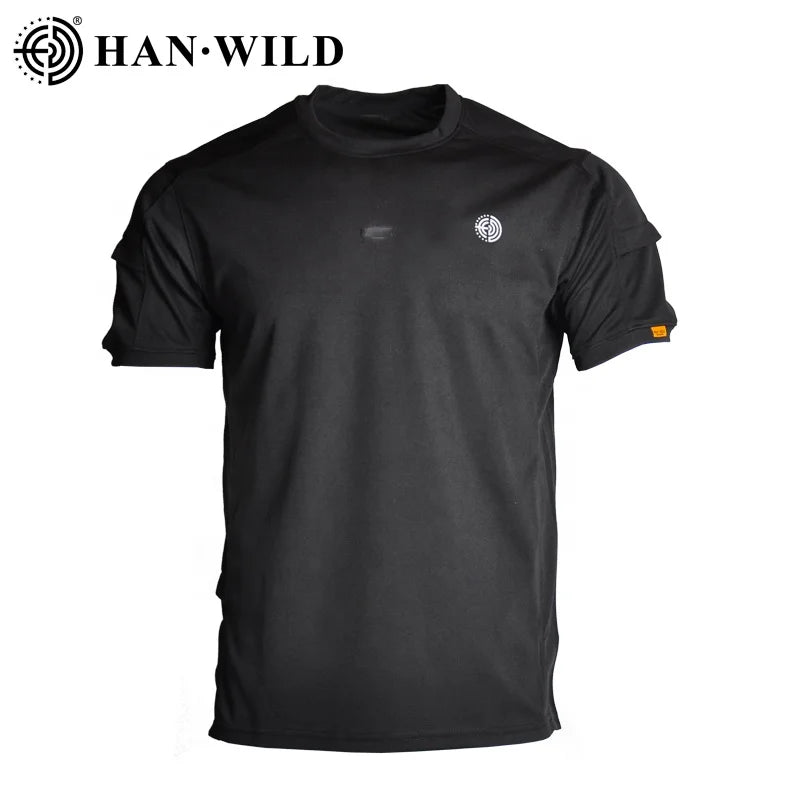 Factory-Made Multi-Color Outdoor Sports T-Shirts Round-Neck T-Shirts Breathable Moisture-Wicking Polyester T-Shirts