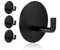 Stainless Steel Adhesive Hooks in Shower Hooks for Hanging Loofah Towels Clothes Robes for Bathroom