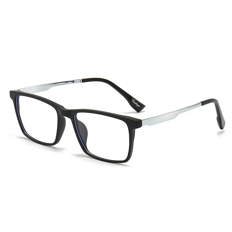 2026 Ready to Ship TR90 Computer Glasses Black Rectangle Cheap Anti Blue Light Glasses for Men