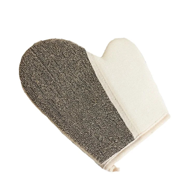 Natural Linen Fiber Exfoliating Bath Glove