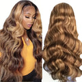 Piano-colored Gradient Long Wavy Hair Women Wig Fluffy and Soft Brazilians Vietnamese Style in Stock