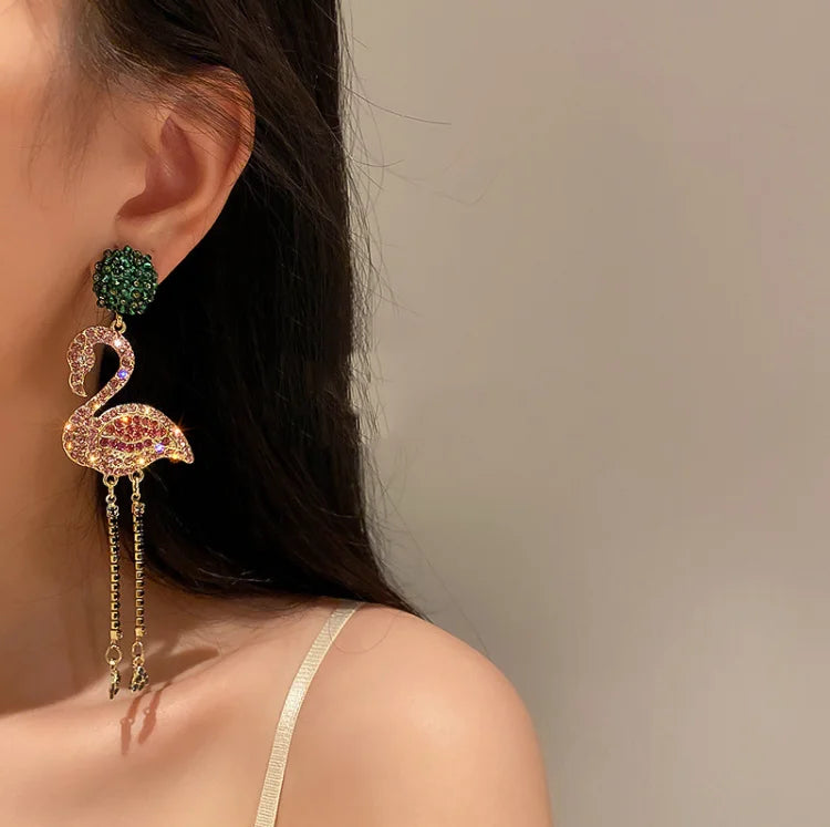 2025 Crystal Natural Diamond Drop Earrings Anime for Women Rhinestone Earrings Chandelier