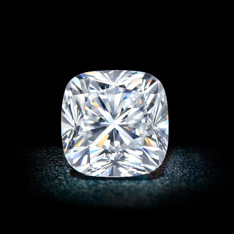 Fancy Shape Cushion Cut Multicolour Moissanite Stone